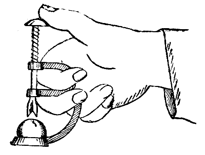 Рис. 11. Машинка для выбивания косточек из вишен